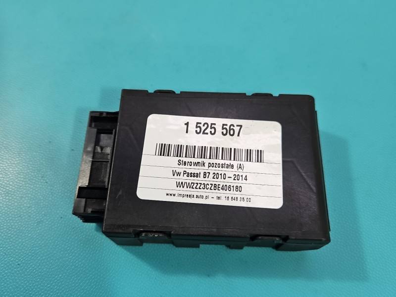 Блок керування модуль Volkswagen Passat B7 3AA905107B — фото деталі 2