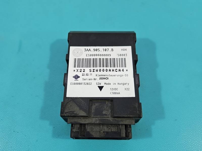 Блок керування модуль Volkswagen Passat B7 3AA905107B — фото деталі 4
