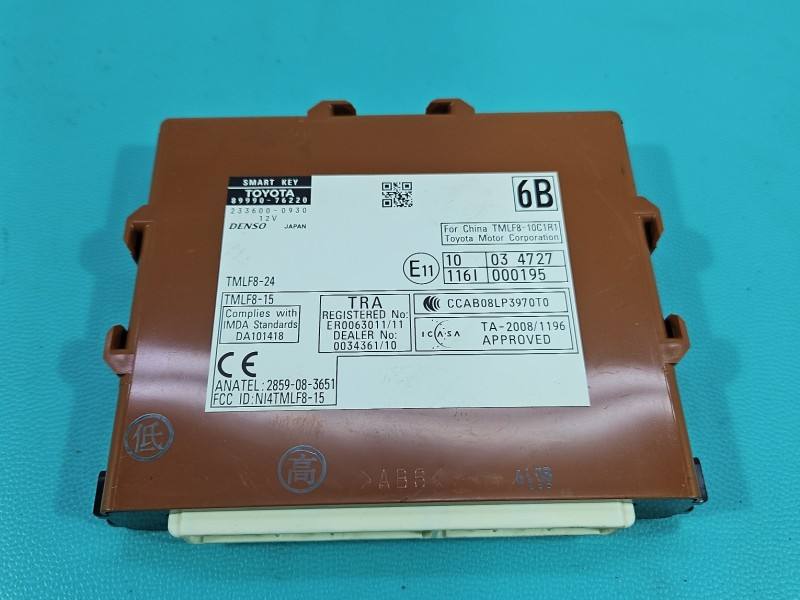 Блок керування модуль Lexus CT 89990-76220