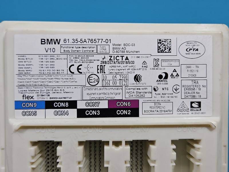 Блок управления модуль BMW IX3 G08 5A76577-01 — фото детали 3