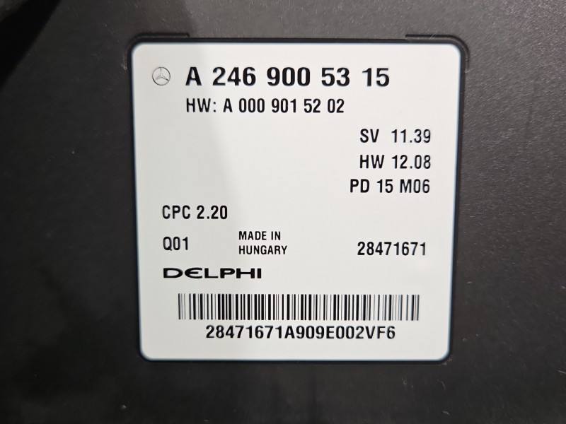 Блок керування модуль Mercedes A W176 A2469005315 — фото деталі 3