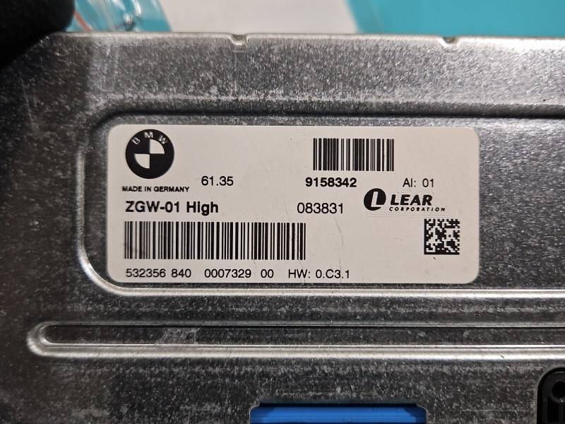 Блок керування модуль BMW 7 F01 9158342 — фото деталі 3