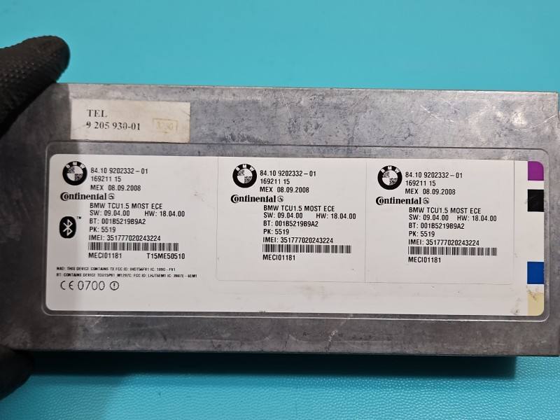 Блок керування модуль BMW 7 F01 9202332 — фото деталі 3