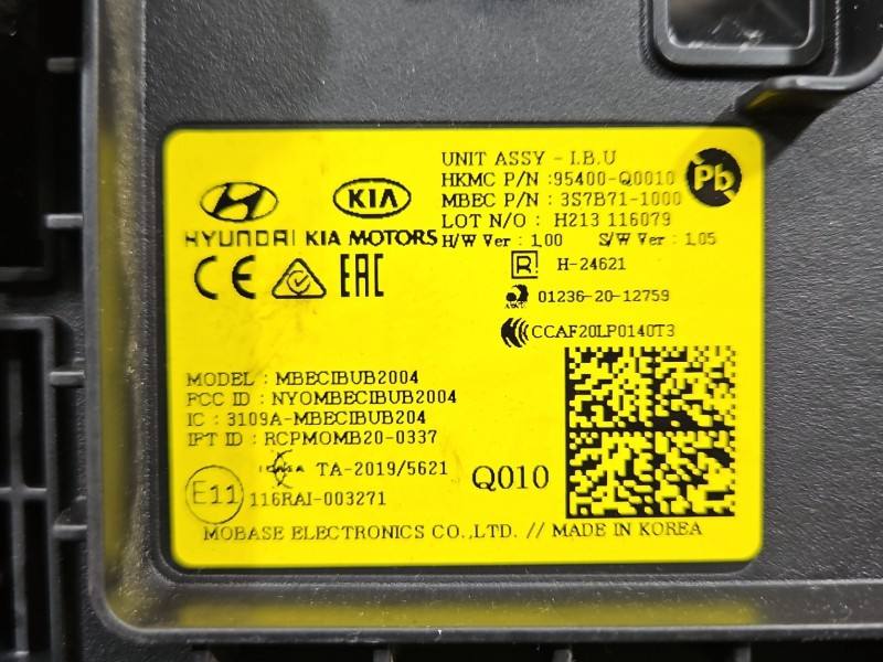 Блок керування модуль Hyundai I20 95400-Q0010 — фото деталі 5