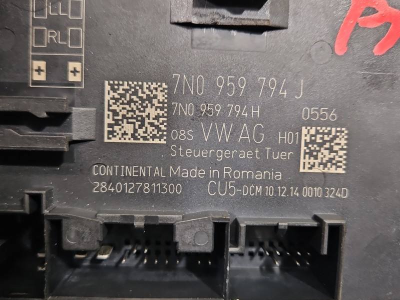Блок керування модуль Volkswagen Sharan 7N0959794J — фото деталі 3