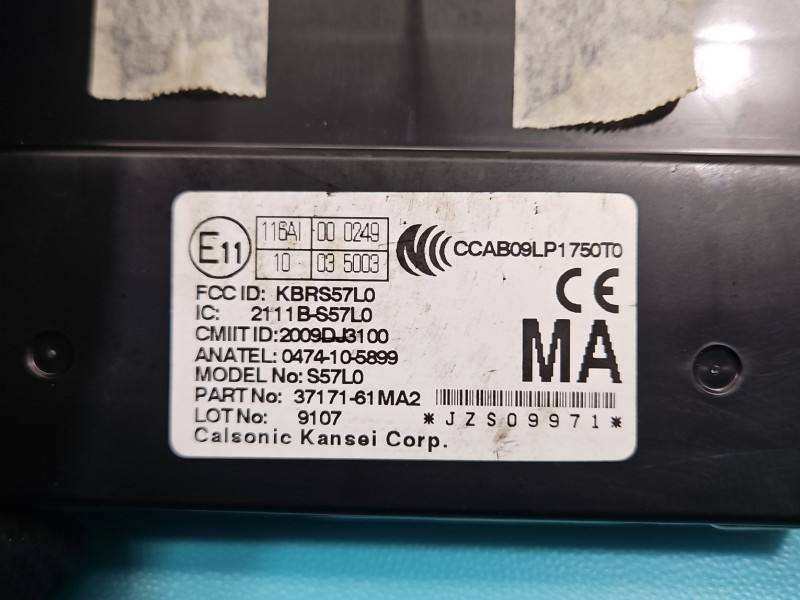 Блок керування модуль Suzuki Sx4 37171-61MA2 — фото деталі 3