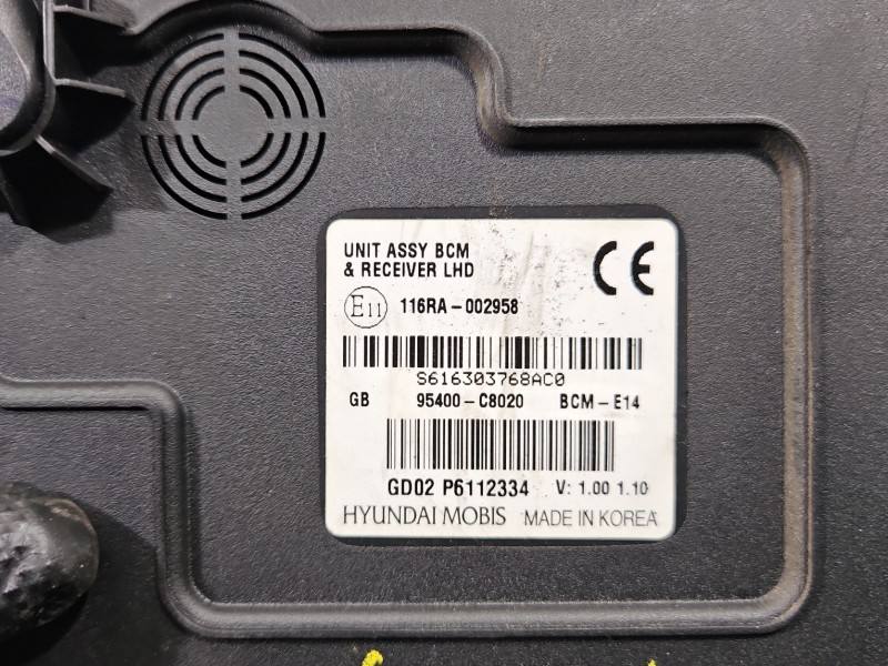 Блок керування модуль Hyundai I20 116RA-002958 — фото деталі 8
