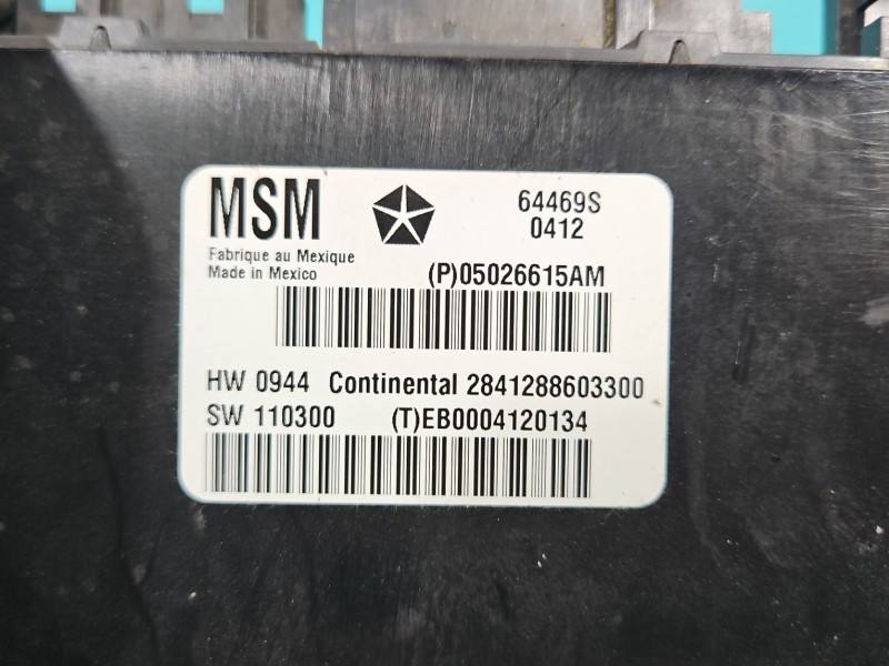 Блок керування модуль Jeep Grand Cherokee P05026615AM — фото деталі 3