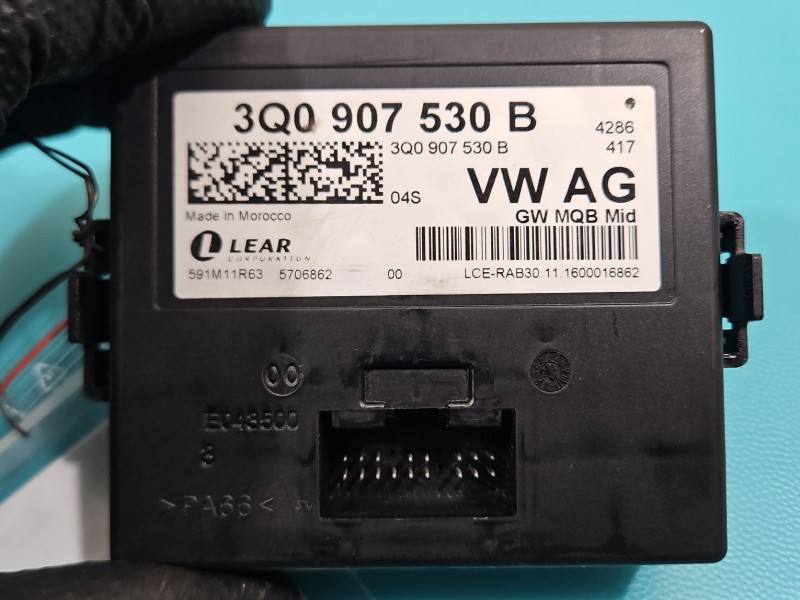 Блок керування модуль Skoda Octavia 3 3Q0907530B — фото деталі 3