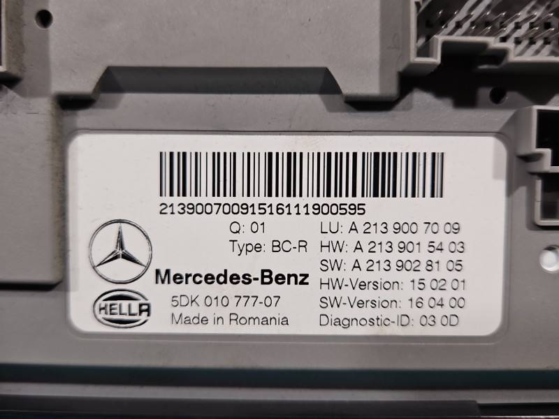Блок керування модуль Mercedes E W213 A2139007009 — фото деталі 3