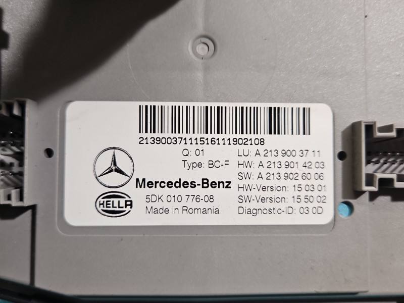Блок керування модуль Mercedes E W213 5DK010776-08 — фото деталі 3