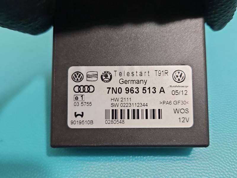 Блок керування модуль Volkswagen Passat B7 7N0963513A — фото деталі 5
