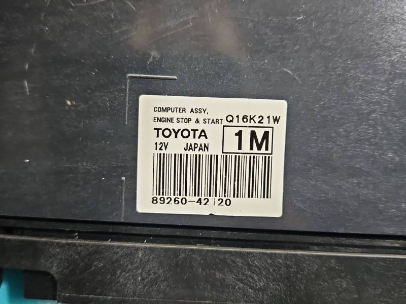 Блок управления модуль Toyota Rav4 89260-42120 — фото детали 3