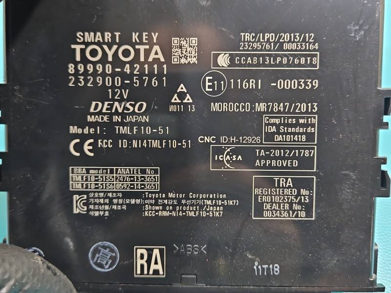 Блок керування модуль Toyota Rav4 89990-42111 — фото деталі 3