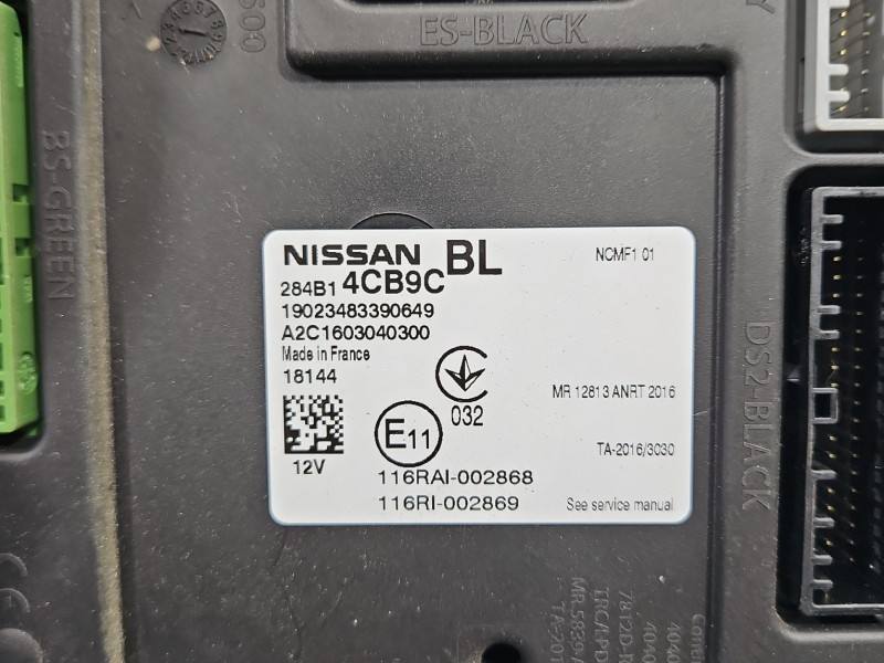 Блок управления модуль Nissan Qashqai 284B14CB9C — фото детали 3