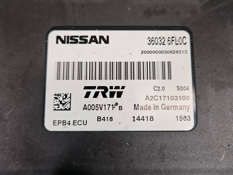 Блок керування модуль Nissan Qashqai 36032-6FL0C — фото деталі 3
