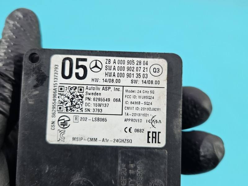 Блок керування модуль Mercedes C W205 A0009020721 — фото деталі 3
