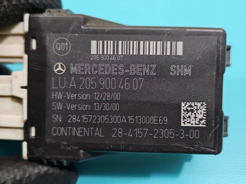 Блок керування модуль Mercedes C W205 A2059004607 — фото деталі 3