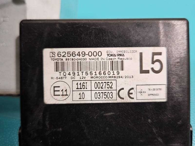 Блок керування модуль Toyota Aygo 625649-000 — фото деталі 3