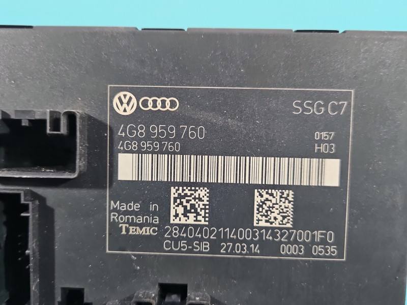 Блок керування модуль Audi A7 4G 4G8959760 — фото деталі 5