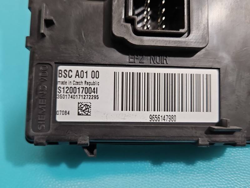 Блок керування модуль Fiat Scudo 9656147980 — фото деталі 3