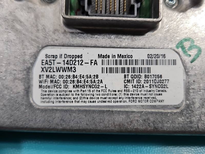 Блок управления модуль Ford Focus EA5T-14D212-FA — фото детали 3