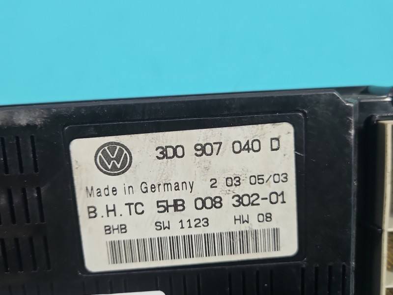 Блок управления модуль Volkswagen Phaeton 3D0907040D — фото детали 6