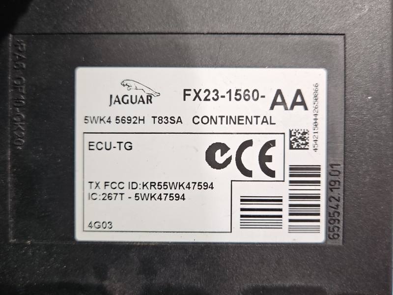 Блок керування модуль Jaguar XF FX23-1560-AA — фото деталі 3