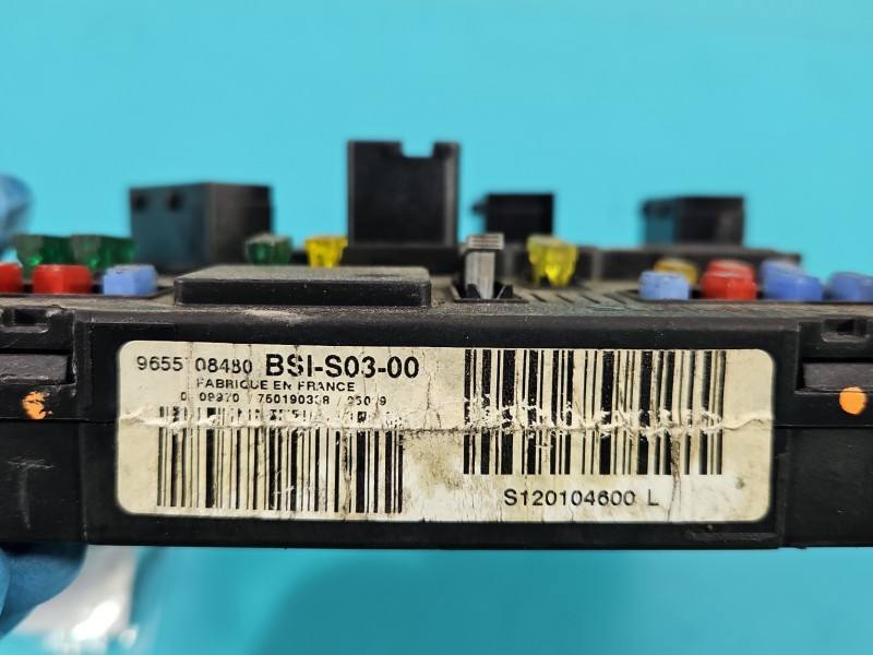 Блок керування модуль Peugeot 407 9655108480 — фото деталі 5