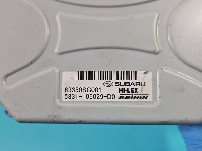 Блок керування модуль Subaru Forester 63350SG001 — фото деталі 6