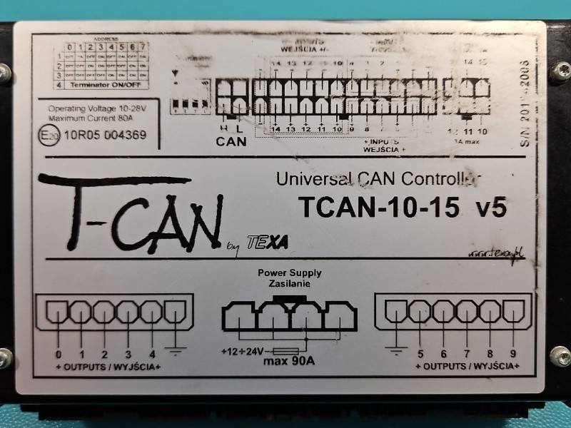 Блок управления модуль Fiat Ducato TCAN-10-15 — фото детали 3