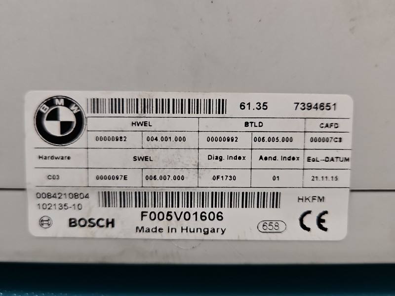 Блок керування модуль BMW 5 F10 7394651 — фото деталі 3