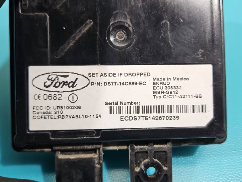 Блок управления модуль Ford Mondeo DS7T-14C689-EC — фото детали 3