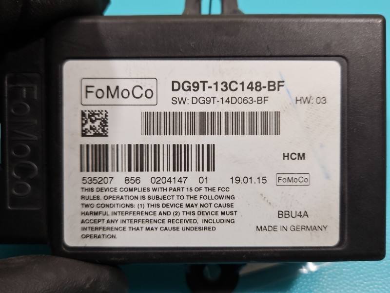 Блок управления модуль Ford Mondeo DG9T-13C148-BF — фото детали 3