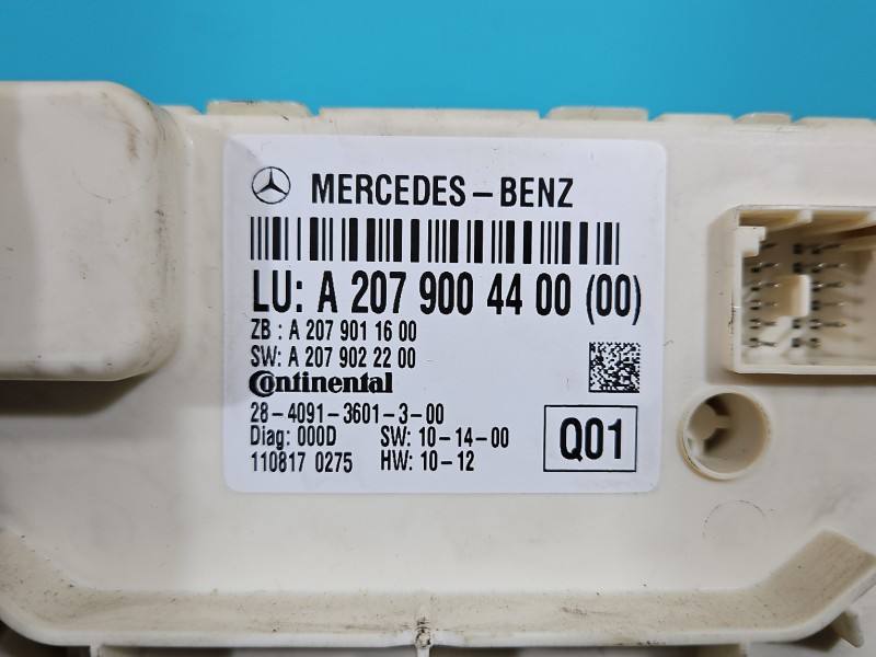 Блок керування модуль Mercedes E C207 A2079004400 — фото деталі 3