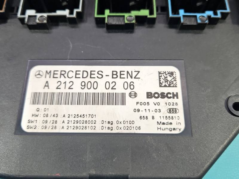 Блок керування модуль Mercedes E W212 A2129000206 — фото деталі 3