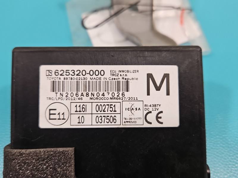 Блок керування модуль Toyota Auris 89780-02130 — фото деталі 3
