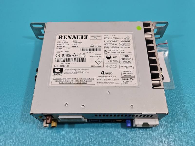 Блок керування модуль Renault Megane 4 281155656R — фото деталі 4