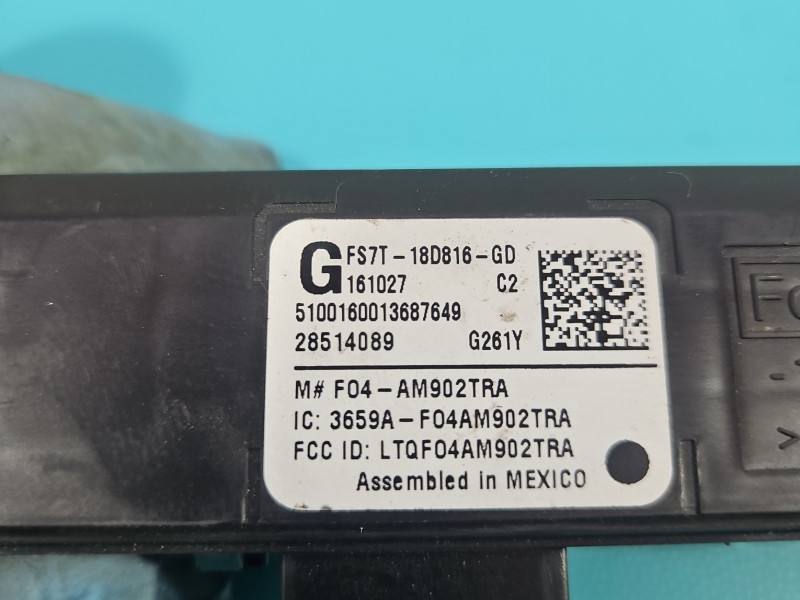 Блок керування модуль Ford Fusion FS7T-18D816-GD — фото деталі 2