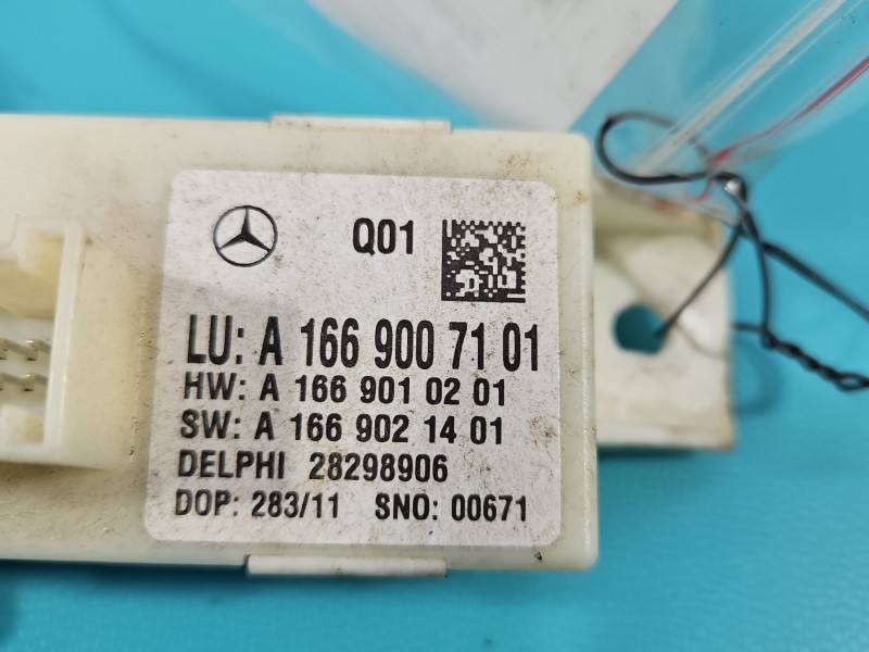 Блок керування модуль Mercedes B W246 A1669007101 — фото деталі 3