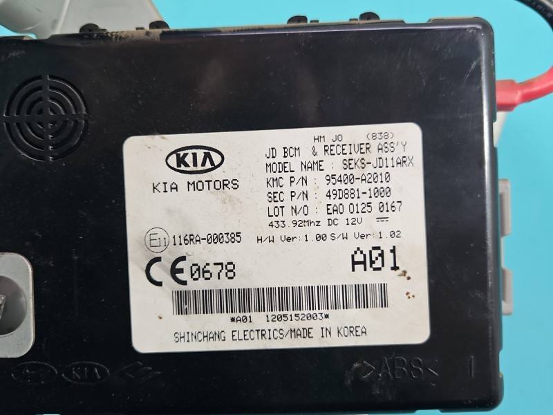 Блок керування модуль Kia Ceed 95400-A2010 — фото деталі 6
