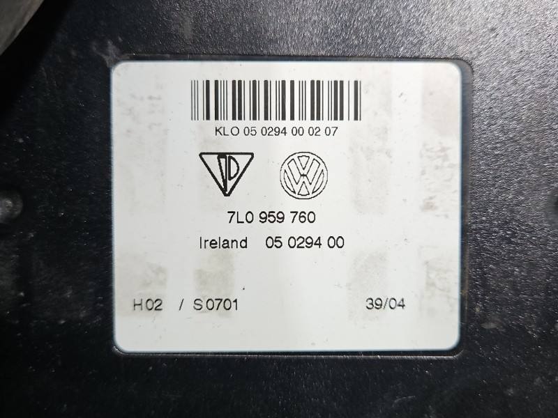 Блок керування модуль Volkswagen Touareg 7L0959760 — фото деталі 3