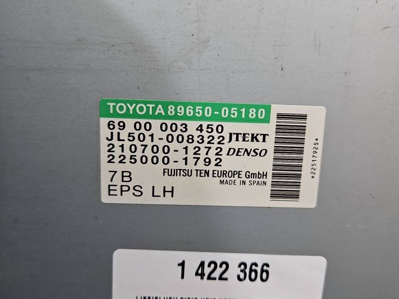 Блок керування модуль Toyota Avensis T27 89650-05180 — фото деталі 3