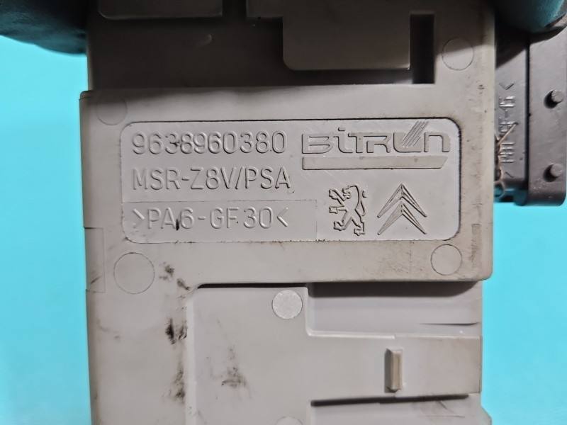 Блок керування модуль Peugeot 607 9638960380 — фото деталі 3
