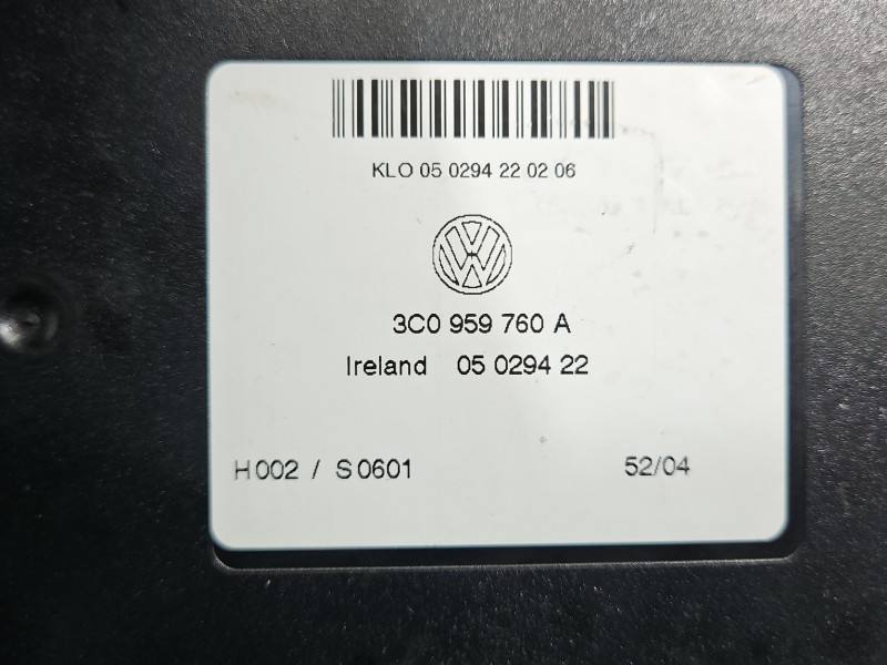 Блок керування модуль Volkswagen Passat B6 3C0959760A — фото деталі 3
