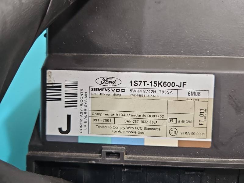 Блок управления модуль Ford Focus 1S7T-15K600-JF — фото детали 3