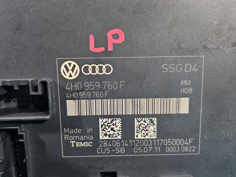 Блок керування модуль Audi A8 D4 4H0959760F — фото деталі 5