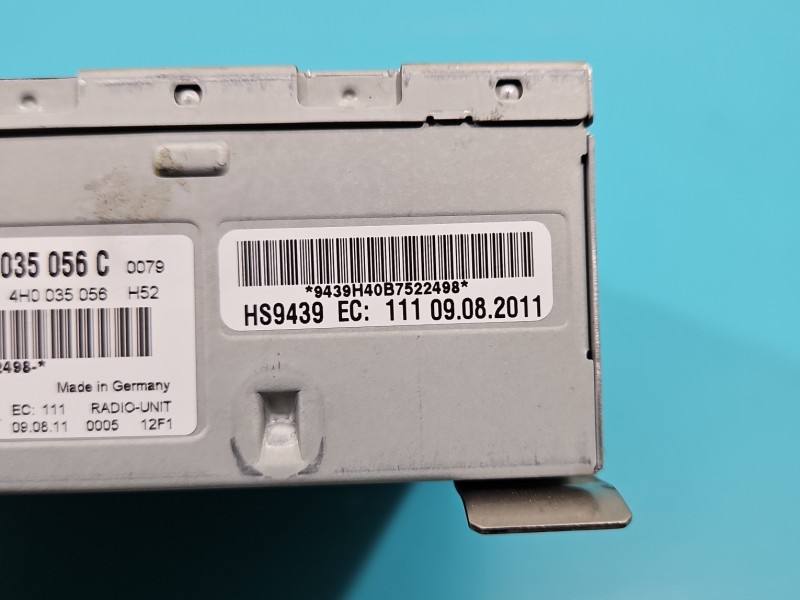Блок керування модуль Audi A8 D4 4H0035056C — фото деталі 7