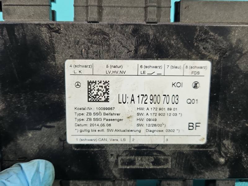 Блок керування модуль Mercedes CLS C218 A1729007003 — фото деталі 3