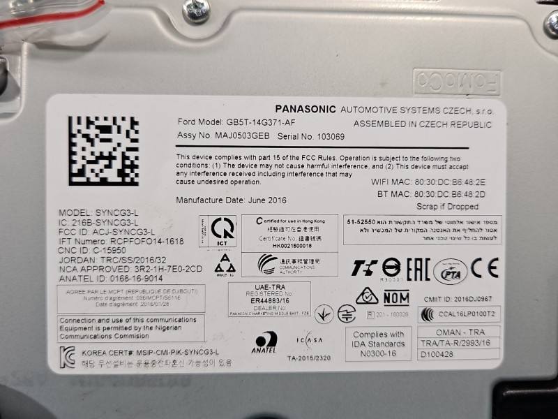 Блок керування модуль Ford Mondeo HS7T-14G370-FAB — фото деталі 5